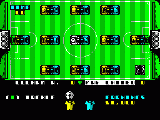 Soccer Cup Quizmaster Screenshot 1 (Spectrum 48K)