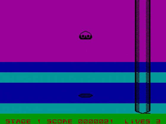 The Omega Zone Screenshot 1 (Spectrum 48K)