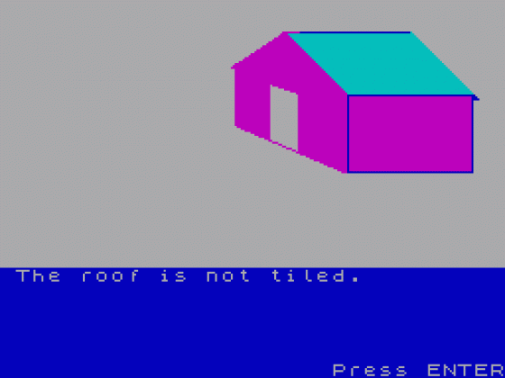 Story House Screenshot 1 (Spectrum 48K)