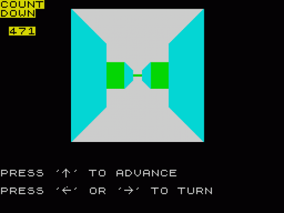 Alien Maze Screenshot 1 (Spectrum 48K)