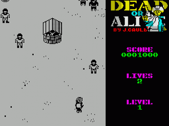 Dead Or Alive Screenshot 5 (Spectrum 48K/128K)
