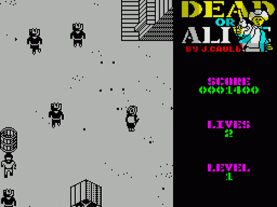 Dead Or Alive Screenshot 9 (Spectrum 48K/128K)