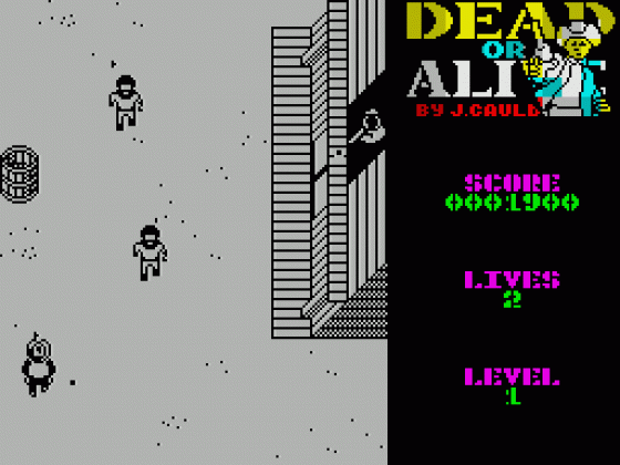 Dead Or Alive Screenshot 12 (Spectrum 48K/128K)