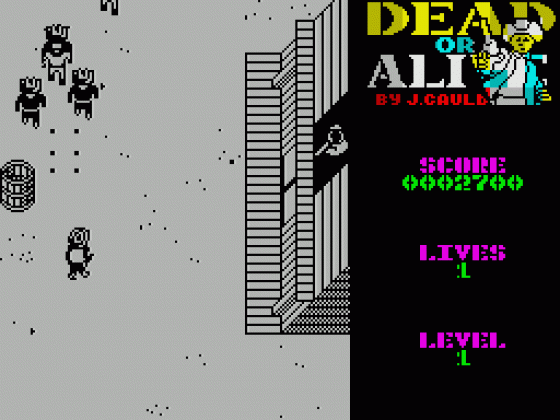 Dead Or Alive Screenshot 13 (Spectrum 48K/128K)