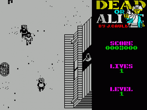 Dead Or Alive Screenshot 14 (Spectrum 48K/128K)