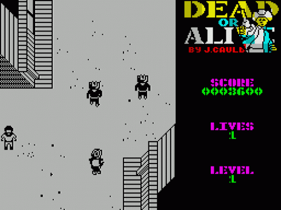 Dead Or Alive Screenshot 16 (Spectrum 48K/128K)