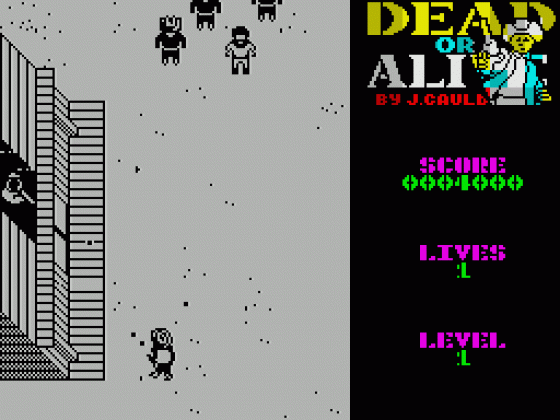 Dead Or Alive Screenshot 18 (Spectrum 48K/128K)