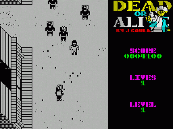 Dead Or Alive Screenshot 19 (Spectrum 48K/128K)