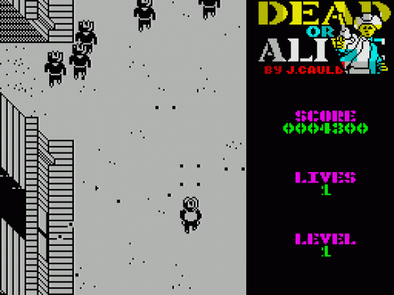 Dead Or Alive Screenshot 20 (Spectrum 48K/128K)