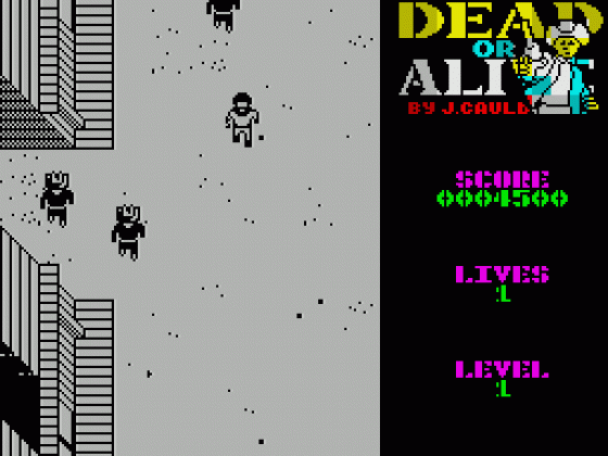 Dead Or Alive Screenshot 21 (Spectrum 48K/128K)