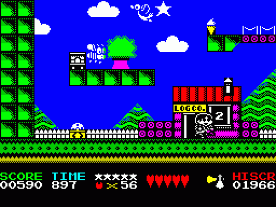 Hop 'N Chop Screenshot 11 (Spectrum 48K/Plus)