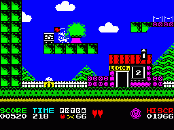 Hop 'N Chop Screenshot 17 (Spectrum 48K/Plus)