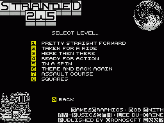 Stranded 2.5 Screenshot 23 (Spectrum 48K/128K)