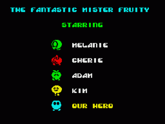 The Fantastic Mr. Fruity Screenshot 21 (Spectrum 48K/128K)