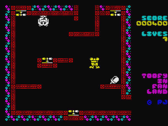 Toofy In Fan Land Screenshot 6 (Spectrum 48K/128K)