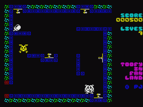 Toofy In Fan Land Screenshot 7 (Spectrum 48K/128K)