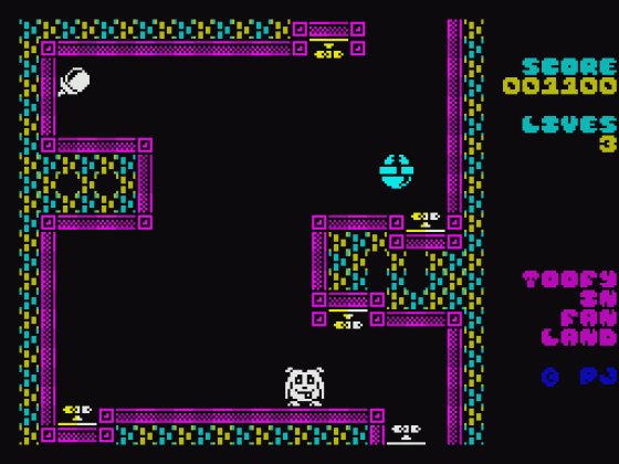 Toofy In Fan Land Screenshot 14 (Spectrum 48K/128K)