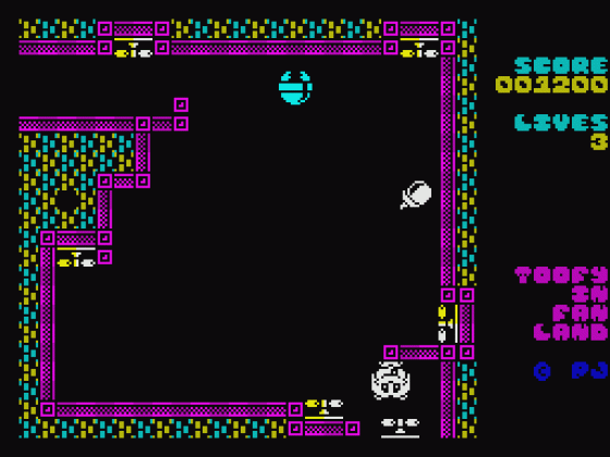 Toofy In Fan Land Screenshot 15 (Spectrum 48K/128K)