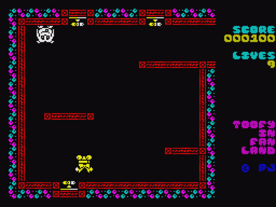 Toofy In Fan Land Screenshot 18 (Spectrum 48K/128K)