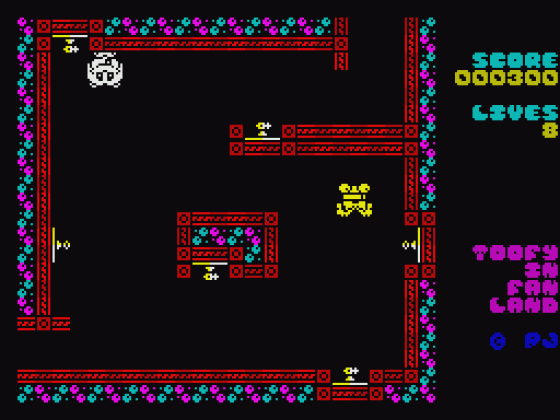 Toofy In Fan Land Screenshot 20 (Spectrum 48K/128K)