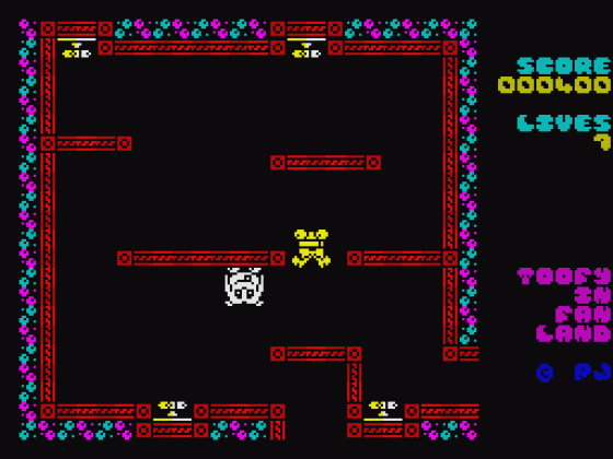 Toofy In Fan Land Screenshot 21 (Spectrum 48K/128K)