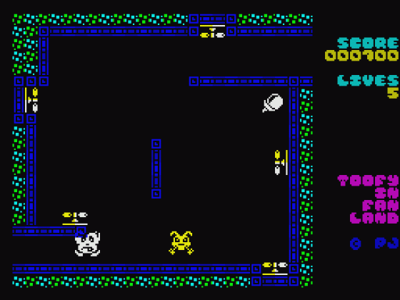 Toofy In Fan Land Screenshot 24 (Spectrum 48K/128K)