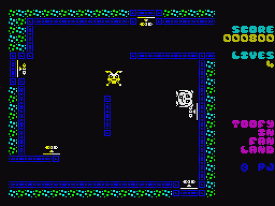 Toofy In Fan Land Screenshot 25 (Spectrum 48K/128K)