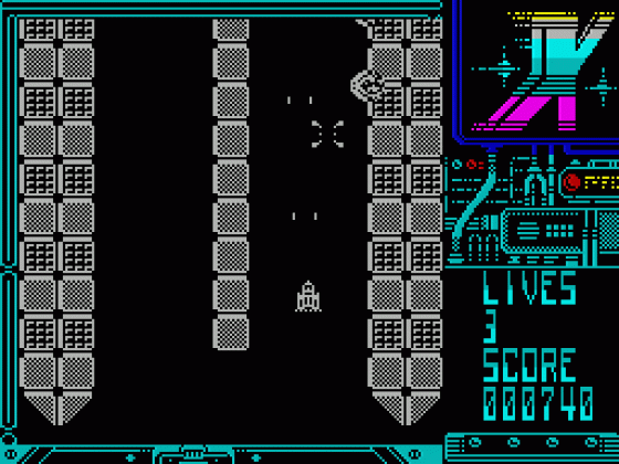 Xenoblast Screenshot 19 (Spectrum 48K/128K/+2/+3)