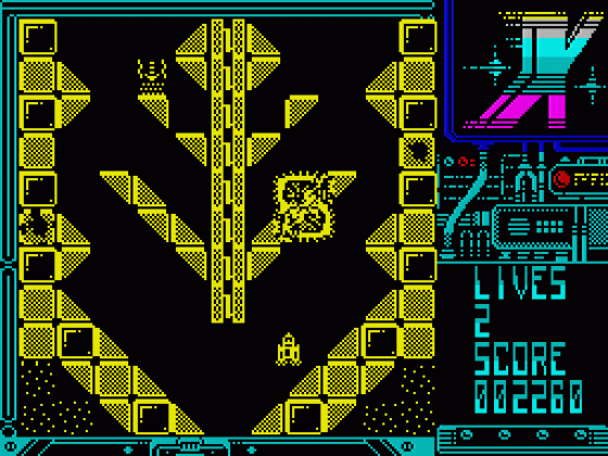 Xenoblast Screenshot 27 (Spectrum 48K/128K/+2/+3)