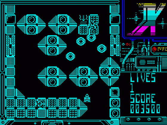 Xenoblast Screenshot 48 (Spectrum 48K/128K/+2/+3)