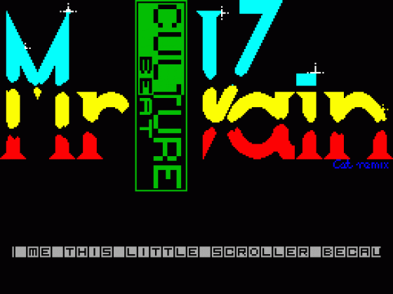 Mr. Vain Screenshot 1 (Spectrum 48K/128K)