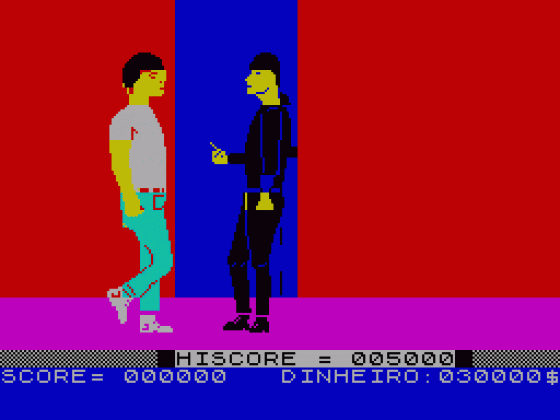 Paradise Cafe Screenshot 1 (Spectrum 48K)