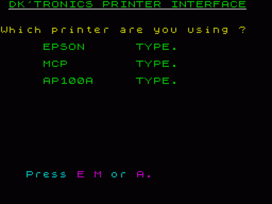 Centronics Printer Software Screenshot