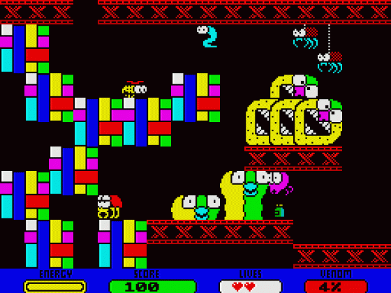 Willy The Wasp Screenshot 5 (Spectrum 48K/Plus)