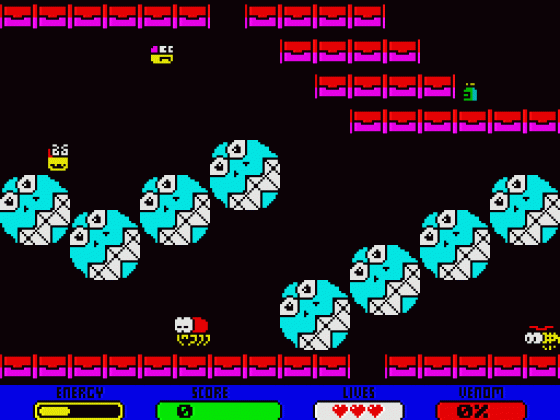 Willy The Wasp Screenshot 10 (Spectrum 48K/Plus)