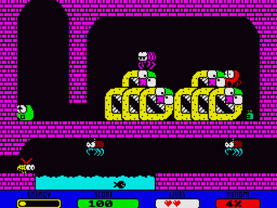 Willy The Wasp Screenshot 15 (Spectrum 48K/Plus)