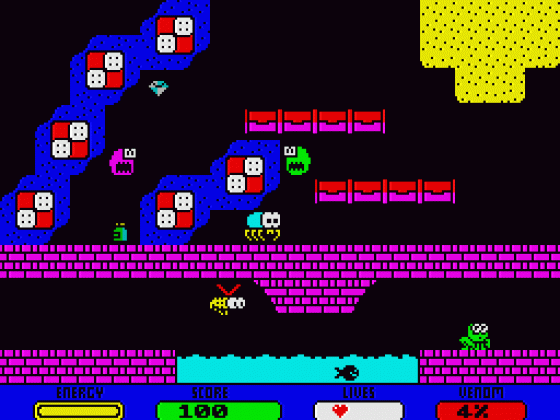 Willy The Wasp Screenshot 16 (Spectrum 48K/Plus)