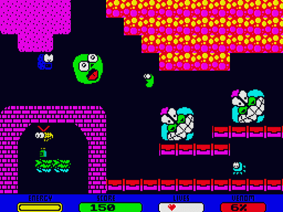 Willy The Wasp Screenshot 21 (Spectrum 48K/Plus)