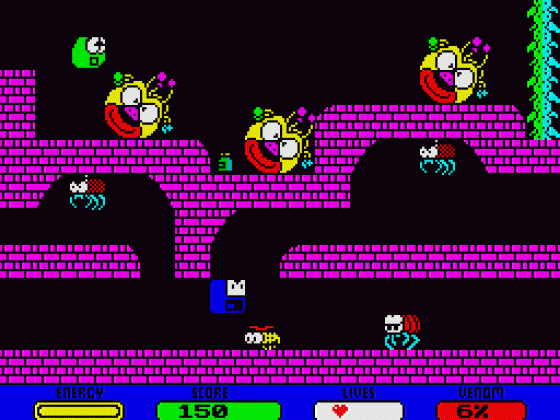 Willy The Wasp Screenshot 22 (Spectrum 48K/Plus)