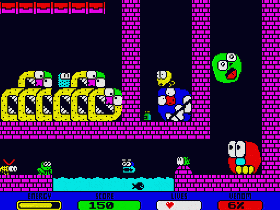 Willy The Wasp Screenshot 24 (Spectrum 48K/Plus)