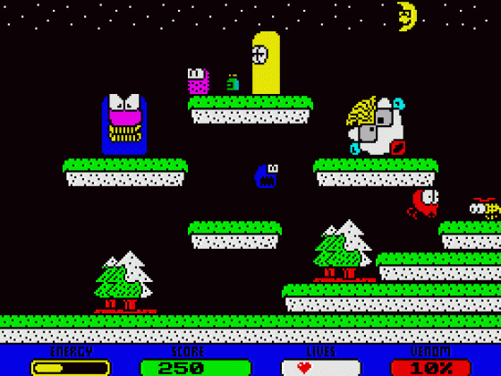 Willy The Wasp Screenshot 30 (Spectrum 48K/Plus)