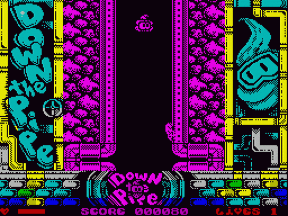 Down The Pipe Screenshot 12 (Spectrum 48K/128K/+2/+3)