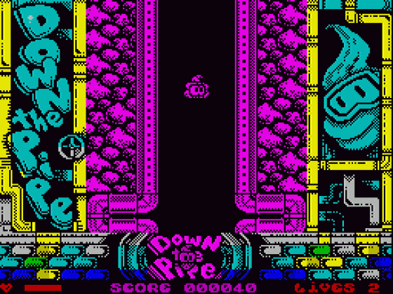 Down The Pipe Screenshot 16 (Spectrum 48K/128K/+2/+3)