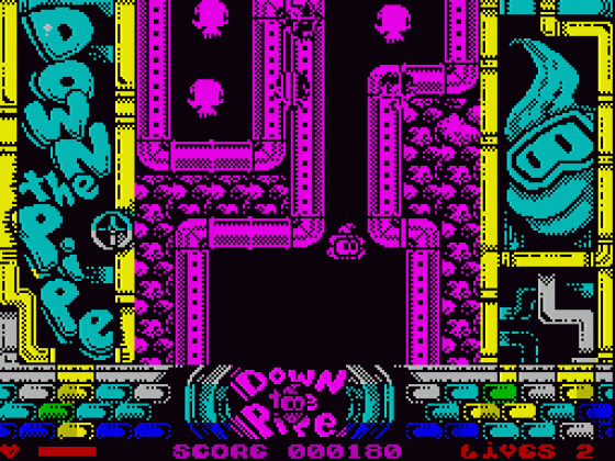 Down The Pipe Screenshot 19 (Spectrum 48K/128K/+2/+3)