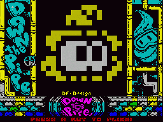 Down The Pipe Screenshot 26 (Spectrum 48K/128K/+2/+3)