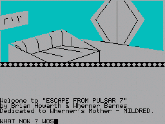 Escape From Pulsar Seven Screenshot 1 (Spectrum 48K)
