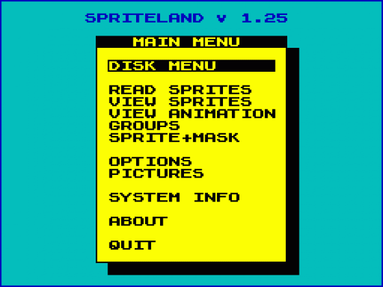 SpriteLand Screenshot