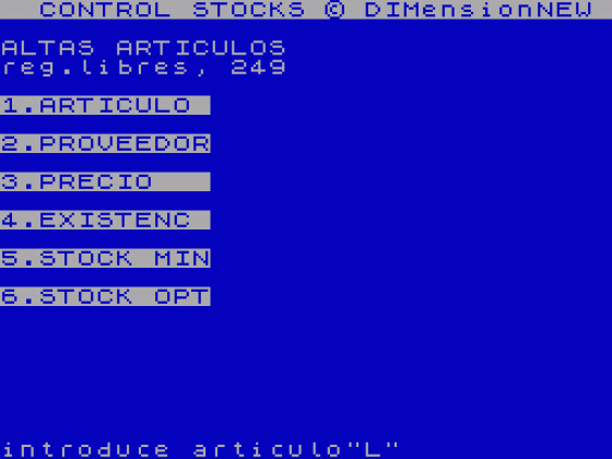 Control de Stocks