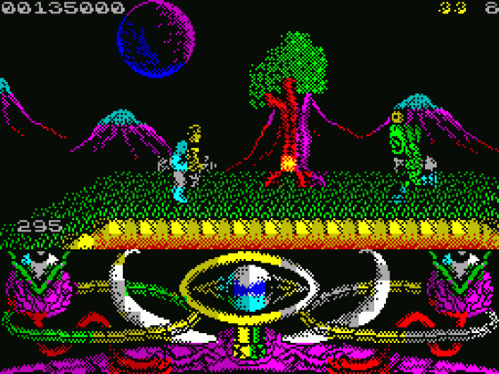 Astro Marine Corps Screenshot 1 (Spectrum 48K/128K)