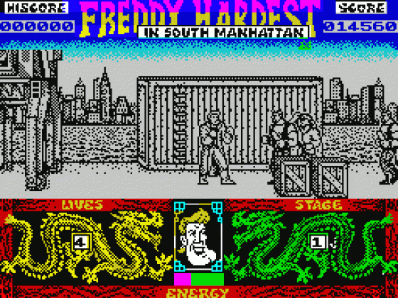 Freddy Hardest En Manhattan Sur Screenshot 14 (Spectrum 48K)